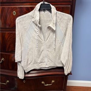lululemon athletica Cream Bomber Jacket